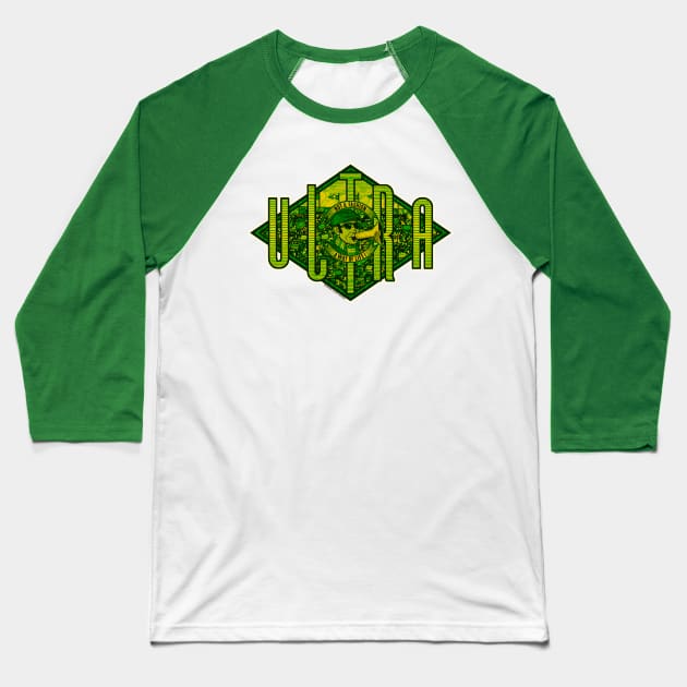 VECCHIO ULTRAS by Wanking Class heroes! (green and yellow edition) Baseball T-Shirt by boozecruisecrew